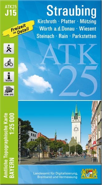 Produktbild: Straubing (Amtliche Topographische Karte 1:25000)
