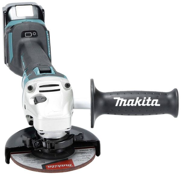 Produktbild: Makita DGA513RTJ Akku-Winkelschleifer 125 mm inkl. Ladeger&auml;t, inkl. 2. Akku, inkl. Koffer 18 V 5 Ah