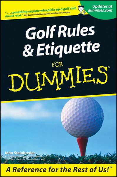 Produktbild: Golf Rules and Etiquette for Dummies