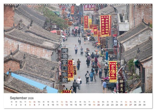 Produktbild: China - Tradition und Moderne (Wandkalender 2026 DIN A2 quer), CALVENDO Monatskalender