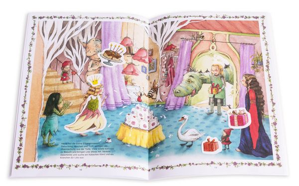 Produktbild: Lilia, die kleine Elbenprinzessin. Glitzersticker-Spa&szlig;. Gestalte Lilias zauberhafte Welt