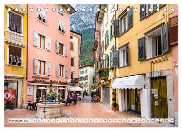 Produktbild: Riva del Garda Impressionen vom Gardasee (Tischkalender 2026 DIN A5 quer), CALVENDO Monatskalender