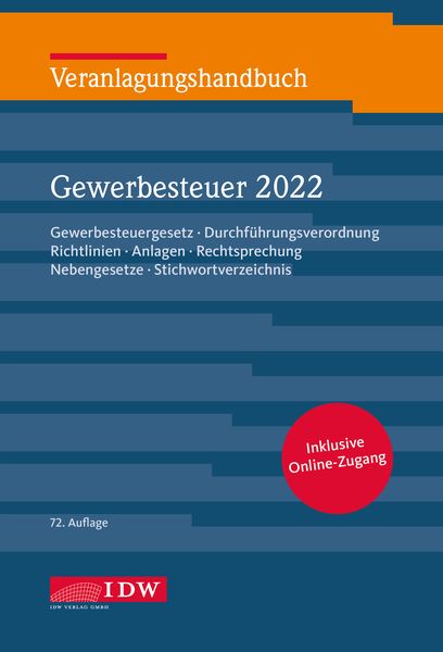 Veranlagungshandbuch Gewerbesteuer 2022 72.A.