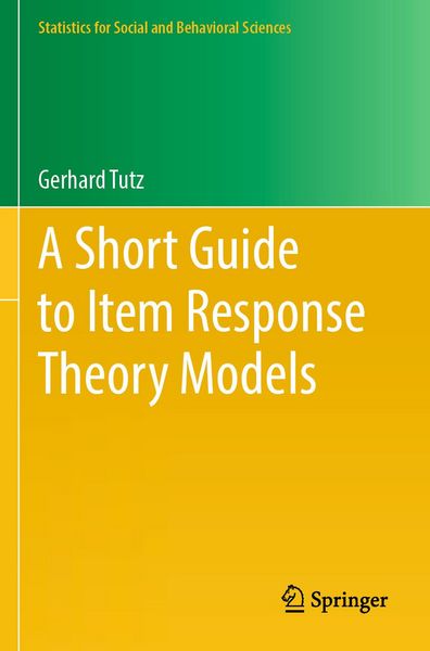 Produktbild: A Short Guide to Item Response Theory Models