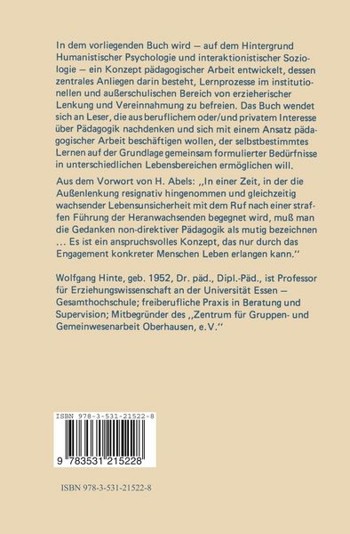 Produktbild: Non-direktive Pädagogik