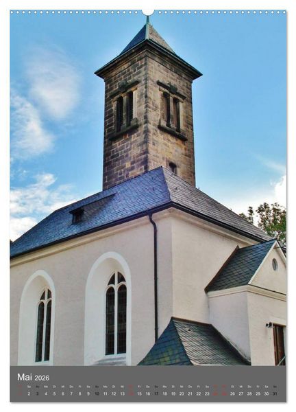 Produktbild: Kirchen und Kl&ouml;ster deutsche Kleinode (hochwertiger Premium Wandkalender 2026 DIN A2 hoch), Kunstdruck in Hochglanz