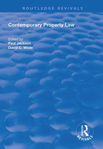 Produktbild: Contemporary Property Law