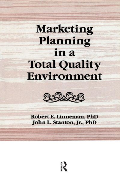 Produktbild: Marketing Planning in a Total Quality Environment