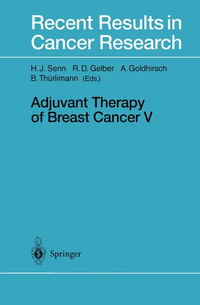 Produktbild: Adjuvant Therapy of Breast Cancer V