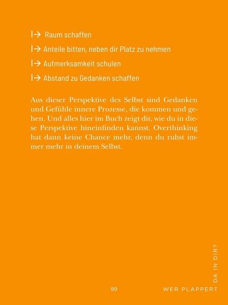 Produktbild: Die 1-Minuten-Strategie gegen Overthinking