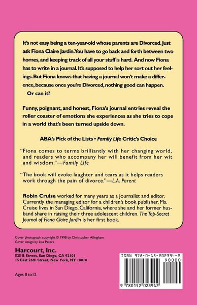 Produktbild: The Top-Secret Journal of Fiona Claire Jardin