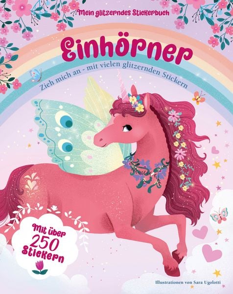 Produktbild: Mein glitzerndes Stickerbuch. Einh&ouml;rner