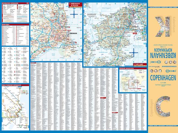 Produktbild: Copenhagen, Kopenhagen, Borch Map