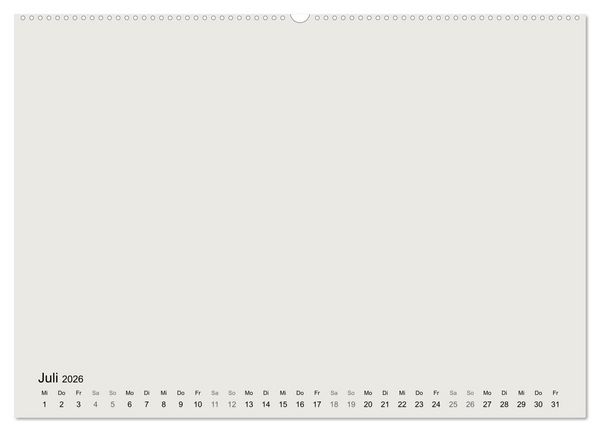 Produktbild: DIY Bastel-Kalender -Erdige Pastell Farben- Zum Selbstgestalten (Wandkalender 2026 DIN A2 quer), CALVENDO Monatskalender