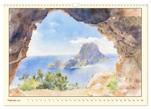 Produktbild: Mediterraner Zauber auf Ibiza (Wandkalender 2027 DIN A3 quer), CALVENDO Monatskalender