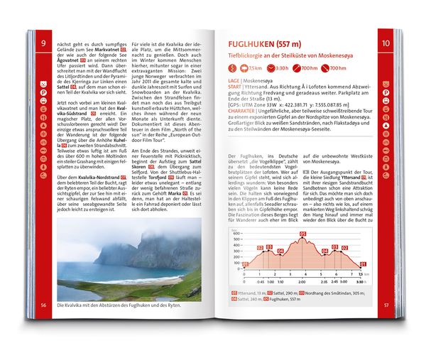 Produktbild: KOMPASS Wanderführer Lofoten, Vesterålen und Senja, 70 Touren mit Extra-Tourenkarte