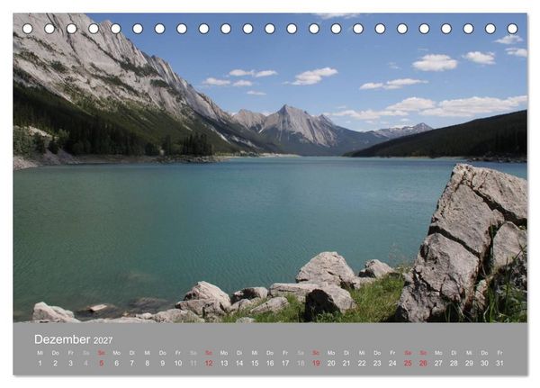 Produktbild: Rocky Mountains 2027 (Tischkalender 2027 DIN A5 quer), CALVENDO Monatskalender