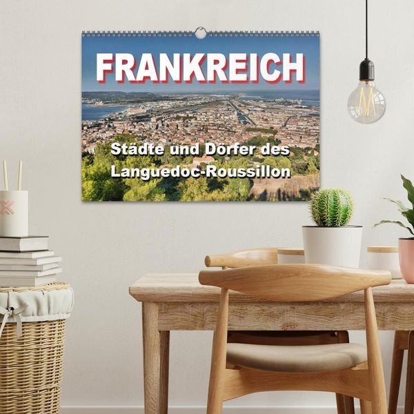 Produktbild: Frankreich- St&auml;dte und D&ouml;rfer des Languedoc-Roussillon (Wandkalender 2026 DIN A3 quer), CALVENDO Monatskalender
