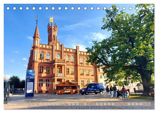 Produktbild: Die Hansest&auml;dte Kyritz und Havelberg (Tischkalender 2026 DIN A5 quer), CALVENDO Monatskalender