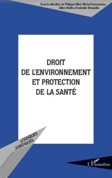 Produktbild: Droit de l'environnement et protection de la sante