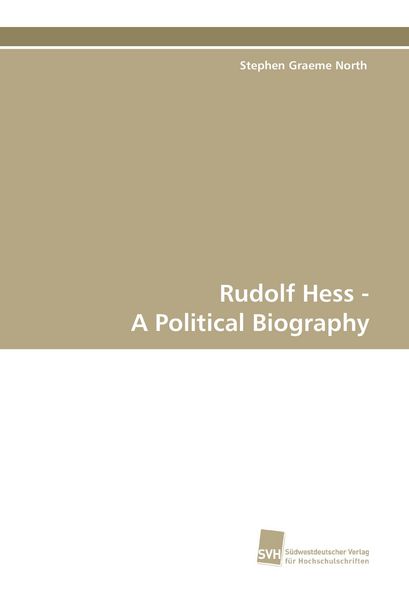 Produktbild: Rudolf Hess - A Political Biography