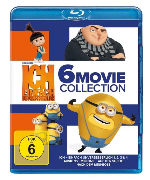 Produktbild: Ich einfach unverbesserlich & Minions - 6-Movie Collection [6 BRs]