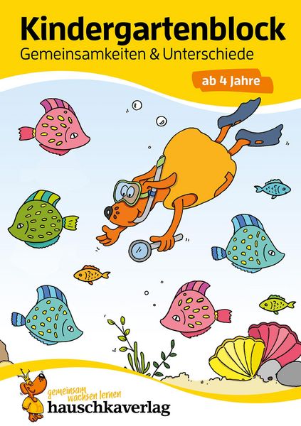 Produktbild: Kindergartenblock ab 4 Jahre - Gemeinsamkeiten & Unterschiede