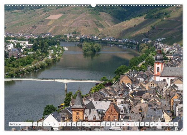 Produktbild: Die Mosel - Landkreis Cochem - Zell (hochwertiger Premium Wandkalender 2026 DIN A2 quer), Kunstdruck in Hochglanz