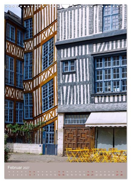 Produktbild: Facetten der Normandie. Zwischen Kreidefelsen und Fachwerk (Wandkalender 2027 DIN A3 hoch), CALVENDO Monatskalender