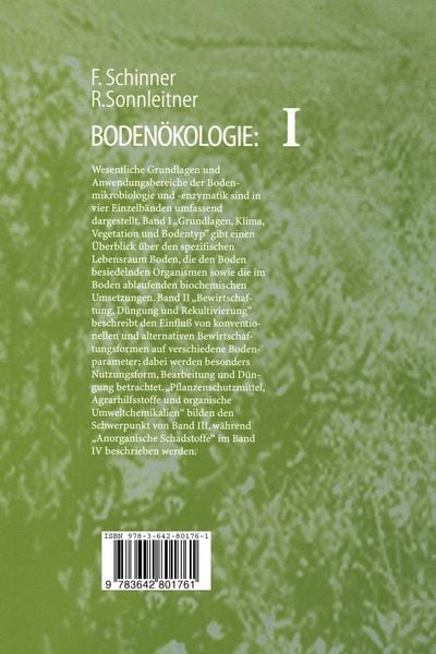 Produktbild: Boden&ouml;kologie: Mikrobiologie und Bodenenzymatik Band I