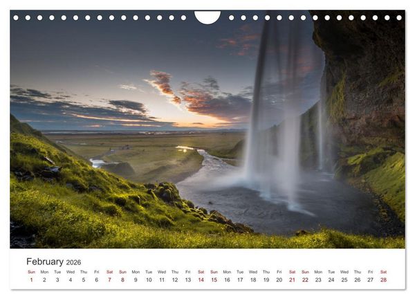 Produktbild: Summer in Iceland (Wall Calendar 2026 DIN A4 landscape), CALVENDO 12 Month Wall Calendar