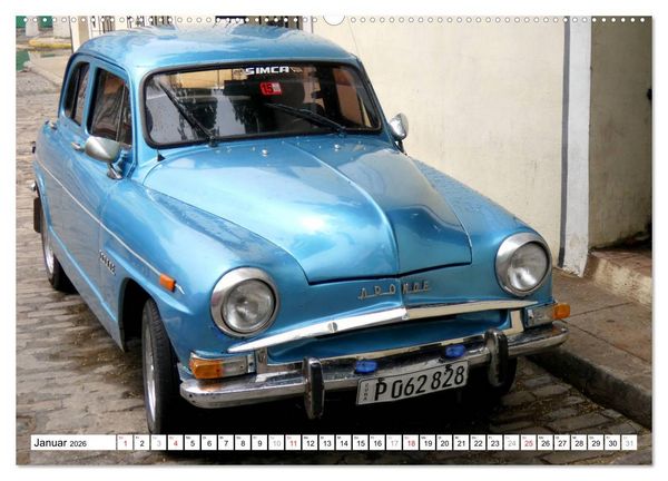 Produktbild: SIMCA ARONDE - Frankreichs Schwalbe (hochwertiger Premium Wandkalender 2026 DIN A2 quer), Kunstdruck in Hochglanz