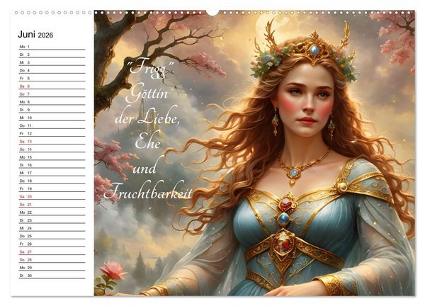 Produktbild: Unsterbliche Mythen des Nordens (Wandkalender 2026 DIN A2 quer), CALVENDO Monatskalender