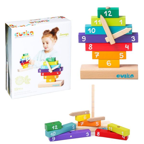 Produktbild: Holzuhr 8 Teile