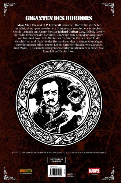 Produktbild: Horror-Collection von Lovecraft, Poe, Corben