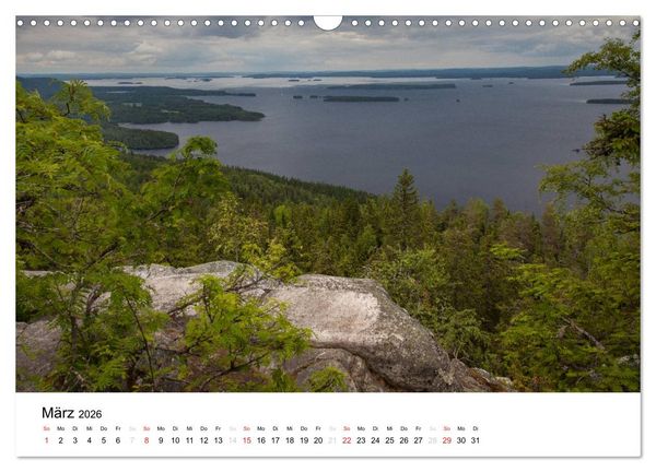 Produktbild: Finnland: Land der 1000 Seen (Wandkalender 2026 DIN A3 quer), CALVENDO Monatskalender