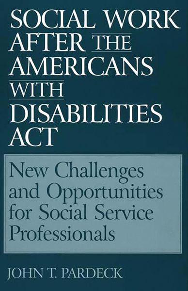 Produktbild: Social Work After the Americans With Disabilities Act