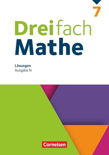 Produktbild: Dreifach Mathe 7. Schuljahr. Niedersachsen - L&ouml;sungen zum Sch&uuml;lerbuch