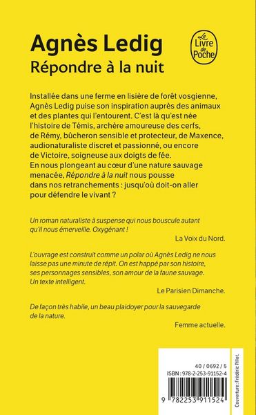 Produktbild: R&eacute;pondre &agrave; la nuit