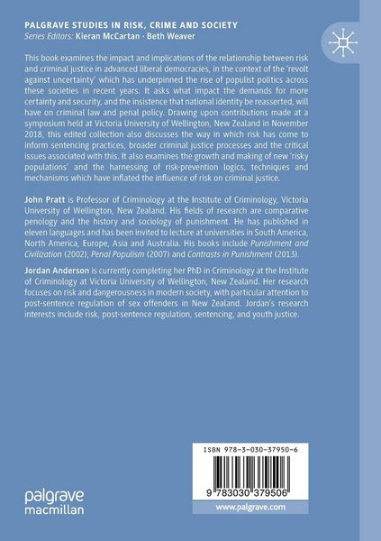Produktbild: Criminal Justice, Risk and the Revolt against Uncertainty
