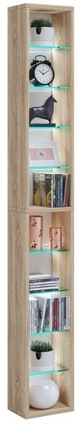 Holz CD DVD Stand Deko Regal Rasato