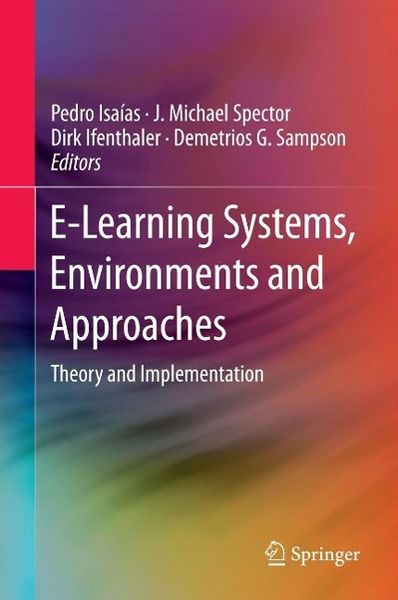 Produktbild: E-Learning Systems, Environments and Approaches