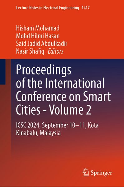 Produktbild: Proceedings of the International Conference on Smart Cities - Volume 2