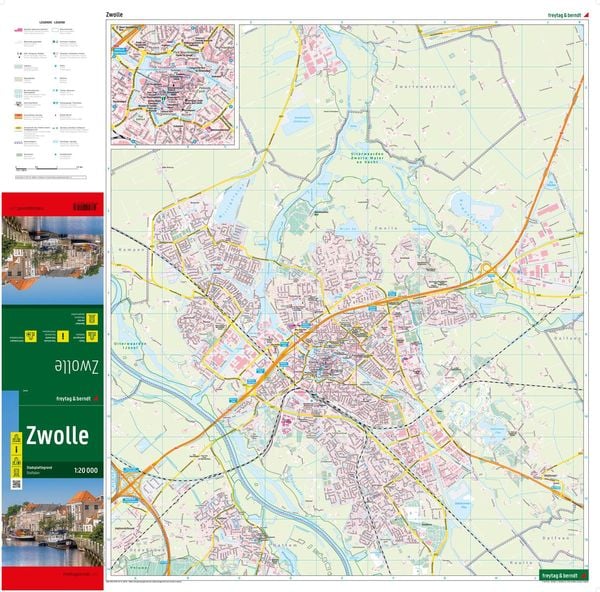 Produktbild: Zwolle, Stadtplan 1:20.000, freytag & berndt