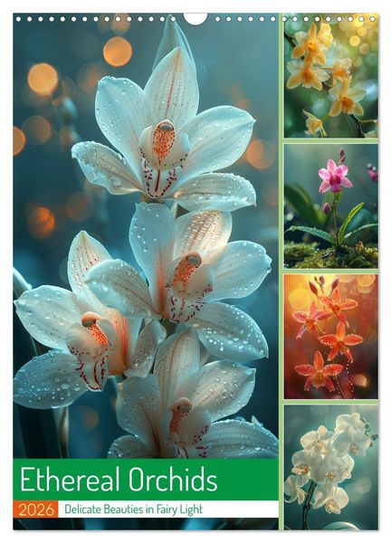 Produktbild: Waurick, K: Ethereal Orchids (Wall Calendar 2026 DIN A3 port