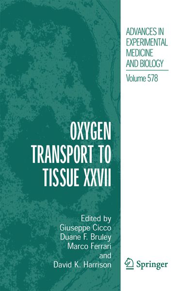 Produktbild: Oxygen Transport to Tissue XXVII