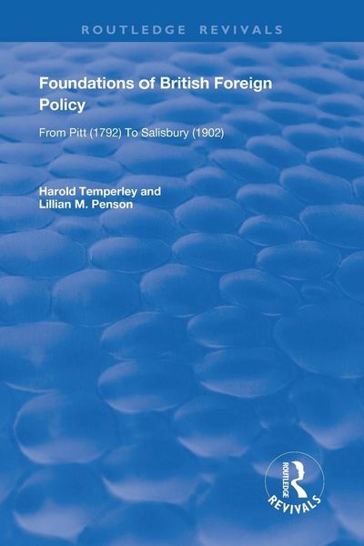 Produktbild: Foundations of British Foreign Policy