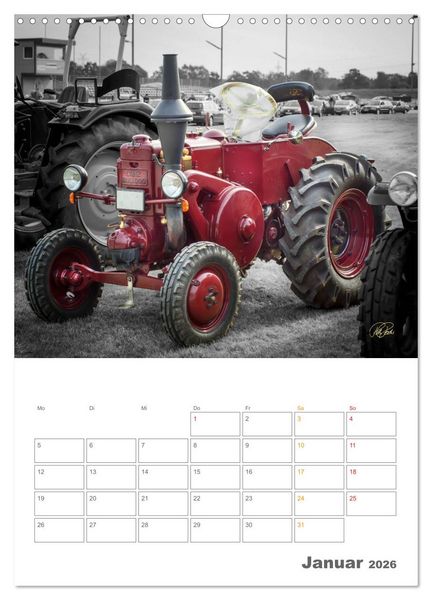 Produktbild: Oldtimer - Trecker Liebe (Wandkalender 2026 DIN A3 hoch), CALVENDO Monatskalender