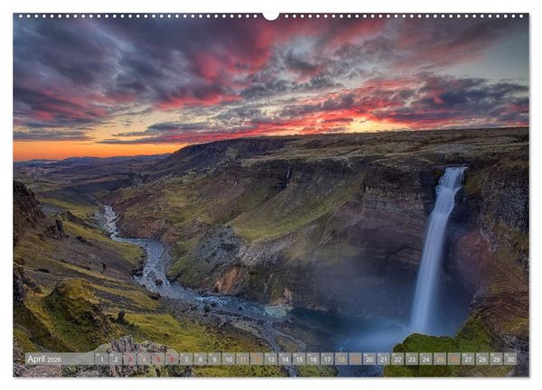 Produktbild: Island - Traumland am Rande der Arktis (hochwertiger Premium Wandkalender 2026 DIN A2 quer), Kunstdruck in Hochglanz