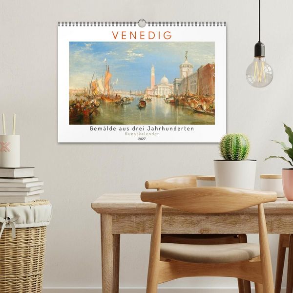Produktbild: Venedig - Gem&auml;lde aus drei Jahrhunderten. Kunstkalender (Wandkalender 2027 DIN A3 quer), CALVENDO Monatskalender